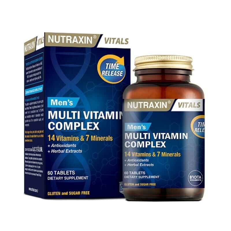 Nutraxin Mens Multi Vitamin Complex 60 Tablets