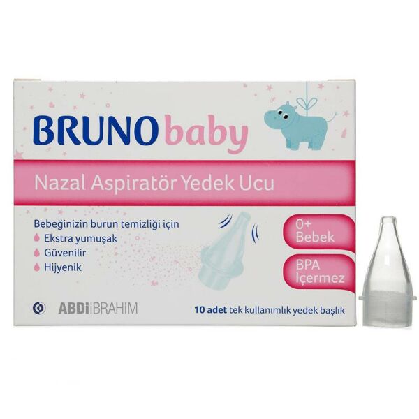 Bruno Baby Nazal Aspiratör Yedek Uç 10'lu