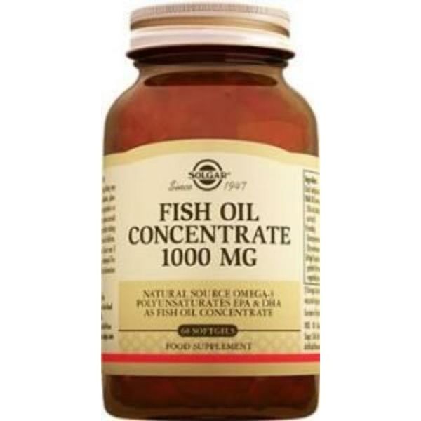Solgar Fish Oil Concentrate 1000 Mg 60 Kapsül