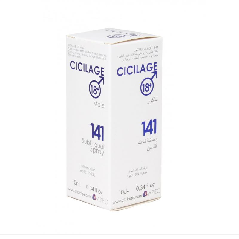 Cicilage 141 Male (Erkek) Dilaltı Spreyi 10 ml