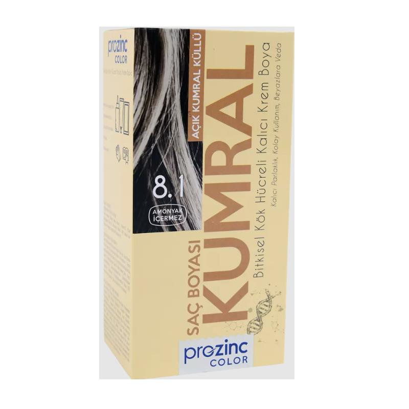 Prozinc Color 8.1 Kumral - Amonyaksız Bitkisel Saç Boyası