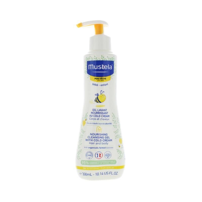 Mustela Cold Cream İçeren Bebek Şampuanı 300ml