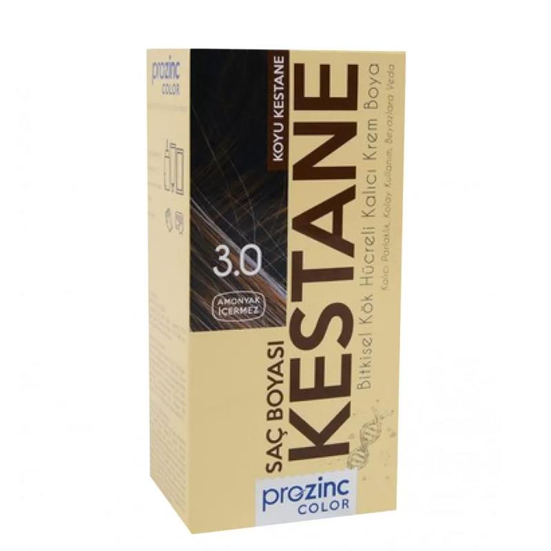 Prozinc Color 3.0 Kestane - Amonyaksız Bitkisel Saç Boyası