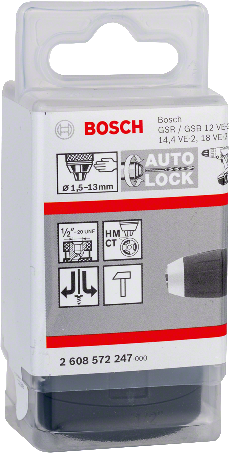 Bosch - 1/2''-20-1,5-13mm Supra Mandren (GSB,GSR)