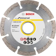 Bosch - Ekonomik Seri 9+1 Genel Yapı Malzemeleri İçin Elmas Kesme Diski 115 mm