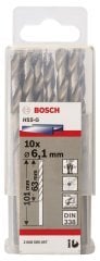 Bosch - HSS-G Metal Matkap Ucu 6,1*101 mm 10'lu Paket