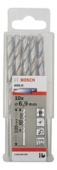 Bosch - HSS-G Metal Matkap Ucu 6,9*109 mm 10'lu Paket