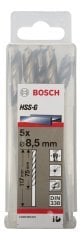 Bosch - HSS-G Metal Matkap Ucu 8,5*117 mm 5'li Paket