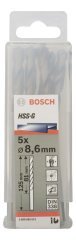 Bosch - HSS-G Metal Matkap Ucu 8,6*125 mm 5'li Paket