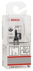 Bosch - Standard Seri Ahşap İçin Tek Oluklu, Sert Metal Düz Freze Ucu 8*4*51 mm