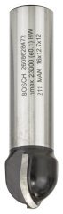 Bosch - Standard Seri Ahşap İçin Çift Oluklu, Sert Metal Dalma Yarımay Freze 12*16*54*8 mm