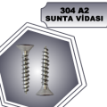 SUNTA VİDASI DIN9100 A2 304