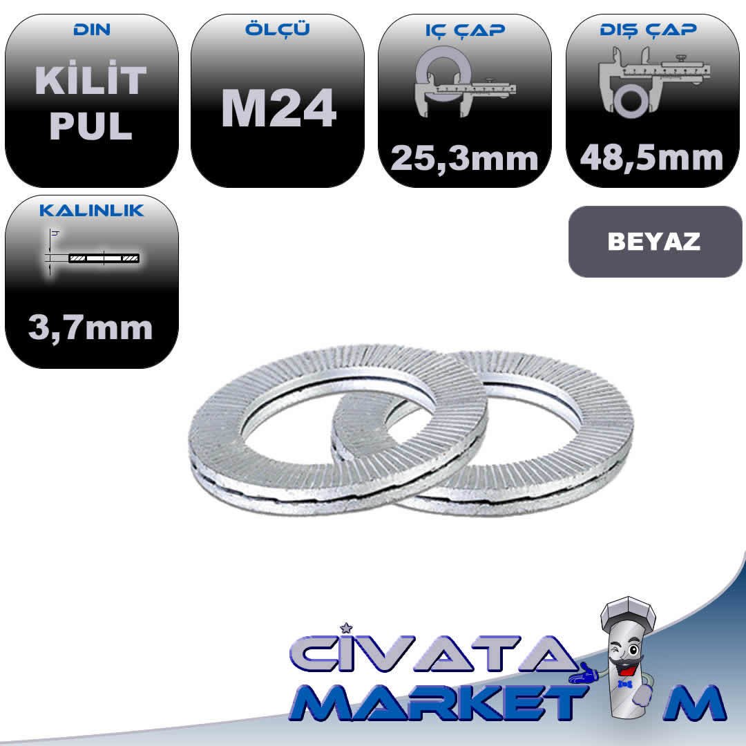 M24 KİLİT PUL BYZ