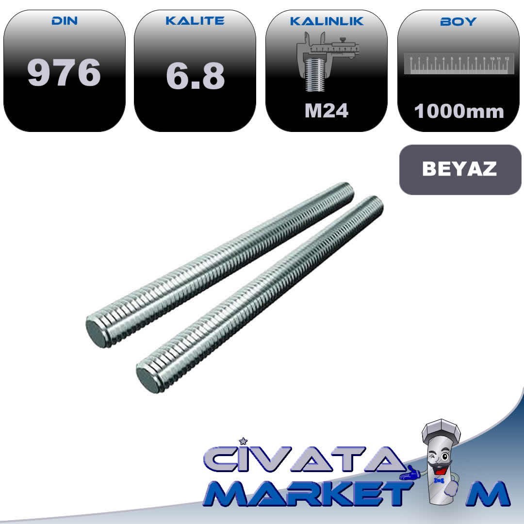 M24*1000 GİJON BEYAZ 6 KALİTE