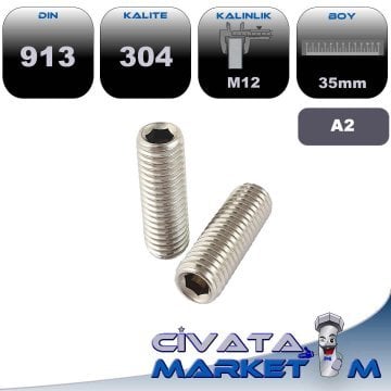 M12*35 SETSKUR A2