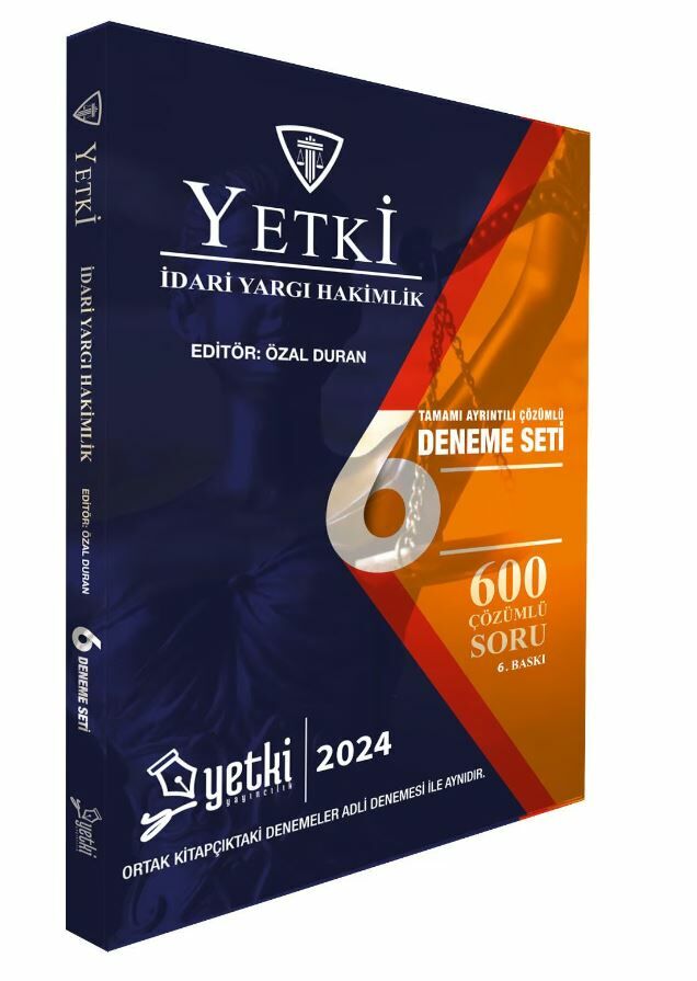 İDARİ HAKİMLİK 6 DENEME YETKİ YAYINLARI