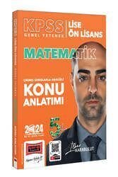 2024 KPSS Lise Ön Lisans 5Yüz Ekibi Matematik Çıkmış Sorularla Desteklenmiş Analizli Konu Anlatımı (İlker Karabulut)