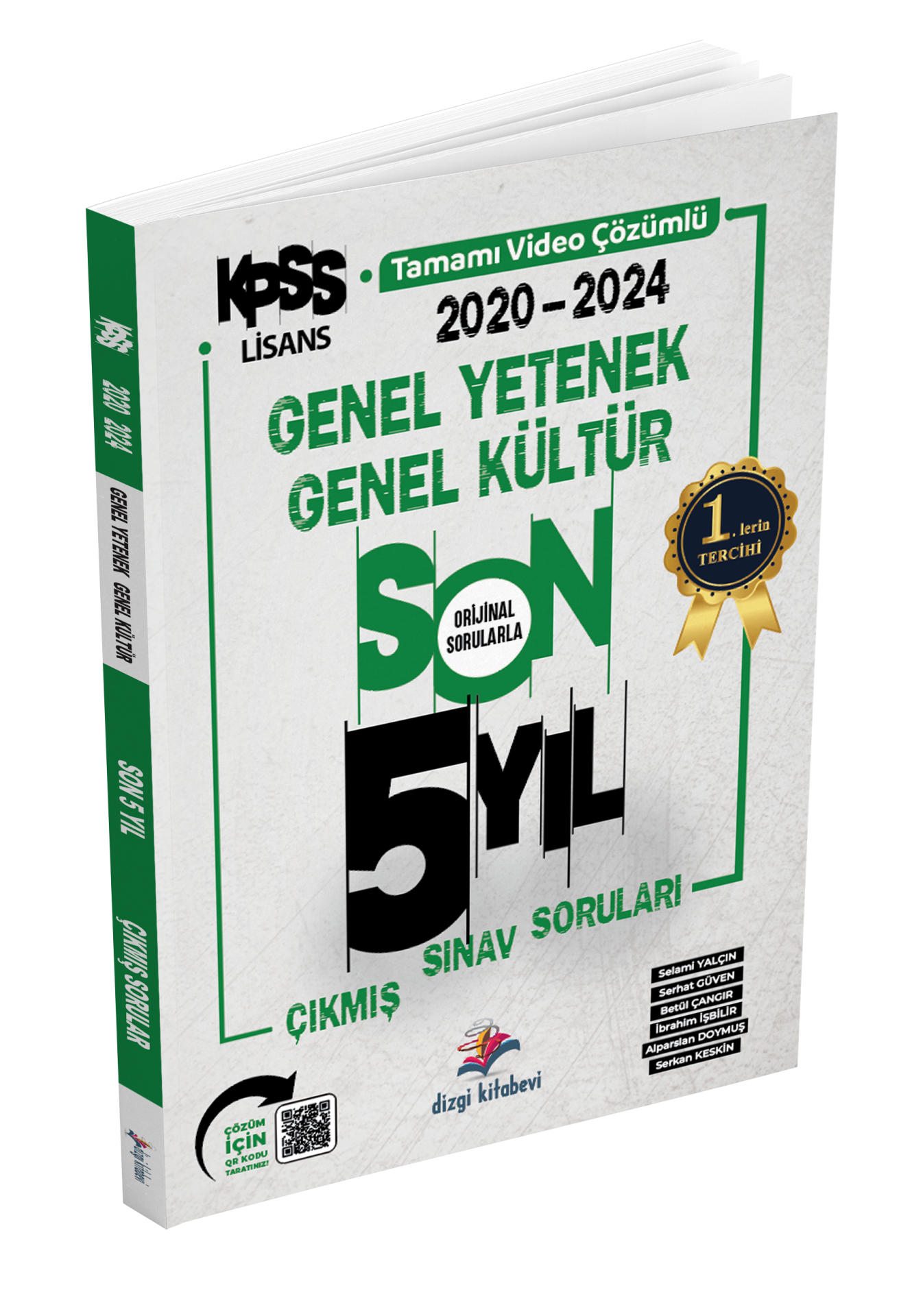 Dizgi Kitap 2025 KPSS Genel Yetenek Genel Kültür Son 5 Yıl Video Çözümlü Çıkmış Sorular