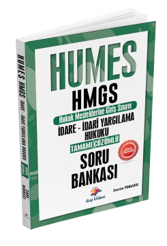 Dizgi Kitap 2025 Humes HMGS İdare Hukuku, İdari Yargılama Hukuku Tamamı Çözümlü Soru Bankası