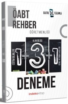 İndeks Kitap 2022 ÖABT Rehber Öğretmenliği 5 Deneme Dijital Çözümlü İndeks Kitap