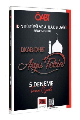 Yargı Yayınları 2024 KPSS ÖABT DKAB-DHBT Din Kültürü ve Ahlak Bilgisi Öğretmenliği Tamamı Çözümlü 5 Deneme (Asya Tekin)