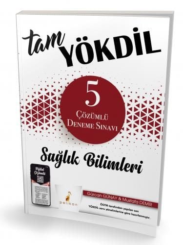 Pelikan Yayınları Tam YÖKDİL Sağlık Bilimleri Dijital Çözümlü 5 Deneme Sınavı