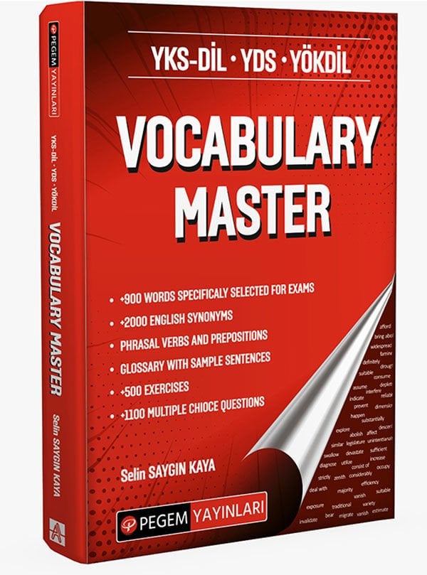 YKS-DİL YDS YÖKDİL Vocabulary Master Pegem Yayınları