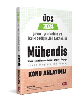 Data 2022 UDS Çevre ve Şehircilik Bakanlığı Mühendis Konu Anlatımlı Hazırlık Kitabı Unvan Değişikliği Data Yayınları