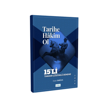 2024 Tarihe Hakim Ol Adli-İdari Hakimlik 15’li Çözümlü Deneme İlken Yayınları