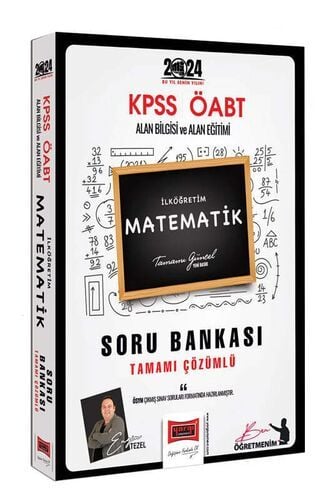 Yargı Yayınları 2024 ÖABT İlköğretim Matematik Öğretmenliği Soru Bankası