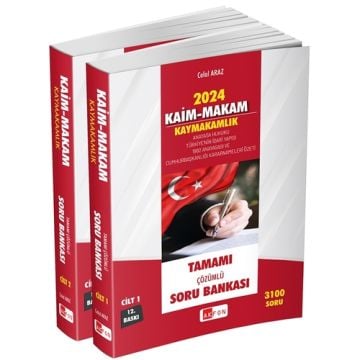 Kaim Makam Kaymakamlık Çözümlü Soru Bankası Akfon Yayınları 2024