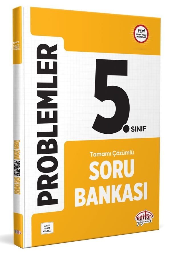 5. Sınıf Problemler Tamamı Çözümlü Soru Bankası Editör Yayınları