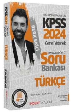 İndeks Akademi 2024 KPSS Türkçe Soru Bankası Çözümlü - Berk Ekici İndeks Akademi Yayıncılık