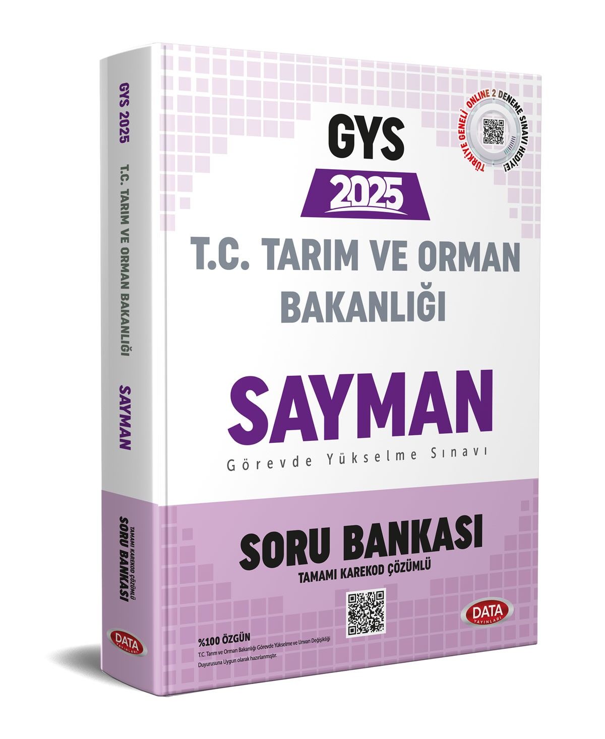 Tarım ve Orman Bakanlığı Sayman GYS Soru Bankası - Karekod Çözümlü