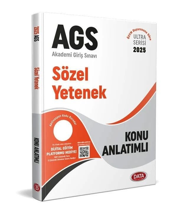 2025 AGS Ultra Serisi Sözel Yetenek (Türkçe) Konu Anlatımlı Data Yayınları