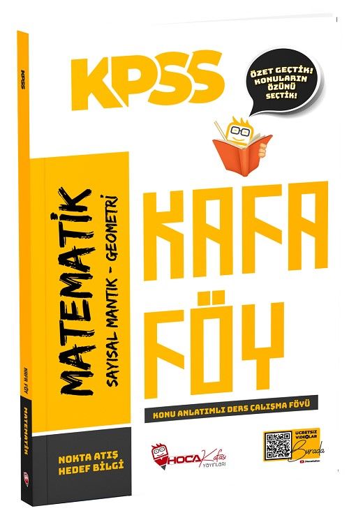 Hoca Kafası KPSS Matematik Konu Anlatımlı Kafa Föy Hoca Kafası Yayınları