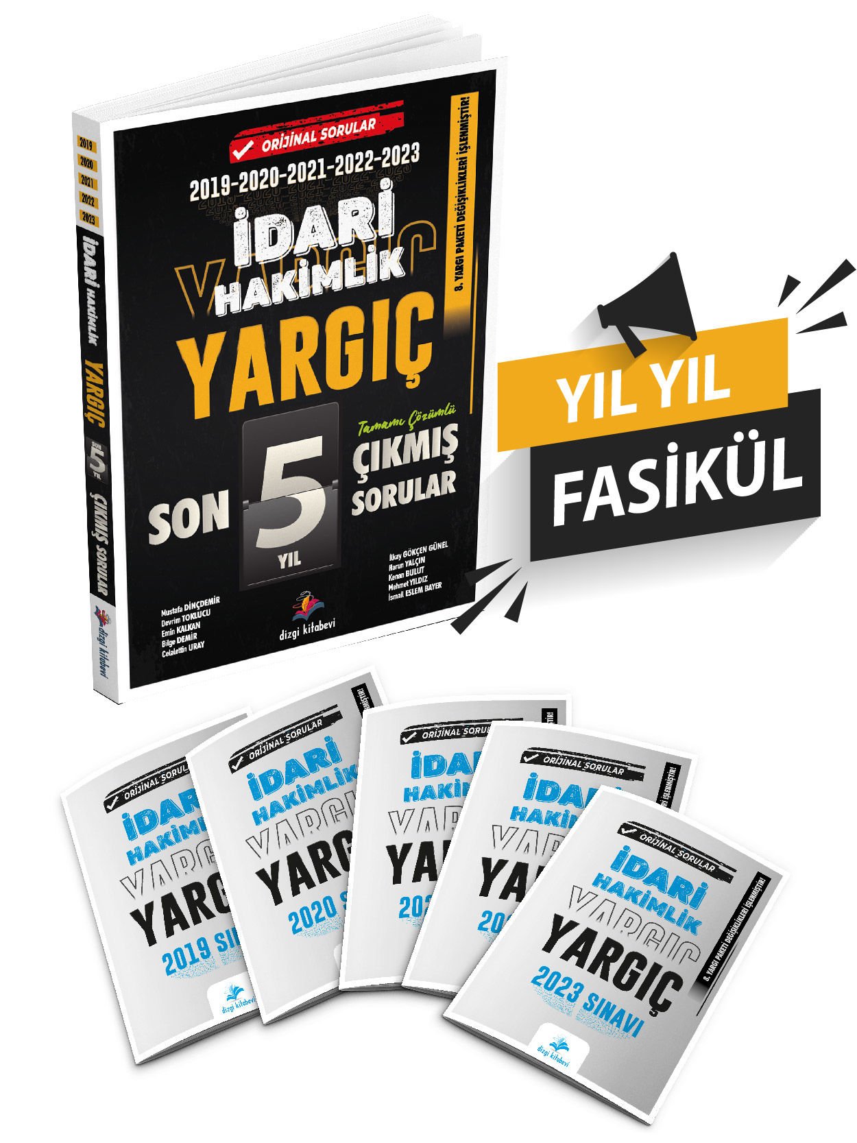 Dizgi Kitap Yargıç İdari Hakimlik Son 5 Yıl Çözümlü Orijinal Çıkmış Sorular