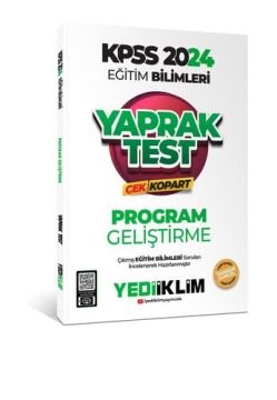 2024 KPSS Eğitim Bilimleri Program Geliştirme Çek Kopart Yaprak Test