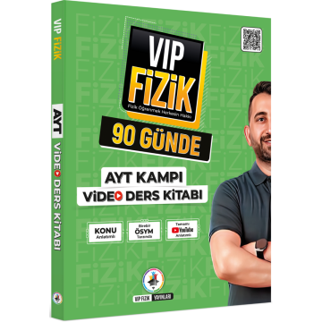 Vip Fizik 90 Günde AYT Kampı Video Ders Kitabı VİP Fizik Yayınları (İadesiz)