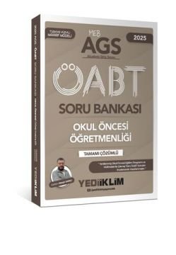 MEB AGS ÖABT Okul Öncesi Öğretmenliği Tamamı Çözümlü Soru Bankası Yediiklim Yayınları