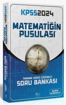 CBA Yayınları 2024 KPSS Matematik Matematiğin Pusulası Soru Bankası Video Çözümlü CBA Yayınları