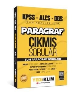 2024 KPSS ALES DGS Paragraf Konularına Göre Çıkmış Sorular