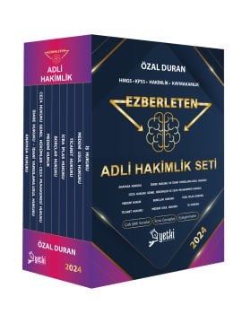 2024 Adli Hakimlik Ezberleten Seti Yetki Yayınları