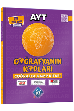 Coğrafyanın Kodları AYT Coğrafya Kamp Kitabı KR Akademi Yayınları