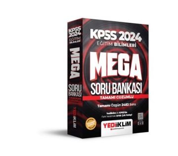 2024 KPSS Eğitim Bilimleri Mega Tamamı Çözümlü Soru Bankası