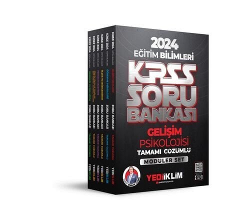 2024 KPSS Eğitim Bilimleri Tamamı Çözümlü Soru Bankası Modüler Set