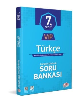 7. SINIF VIP TÜRKÇE SORU BANKASI  (Karekod Çözümlü)