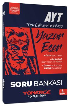 Yönerge YKS AYT Türk Dili ve Edebiyatı Yazar Eser Soru Bankası Yönerge Yayınları