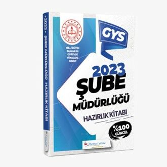 2023 MEB ŞUBE MÜDÜRÜ HAZIRLIK KİTABI