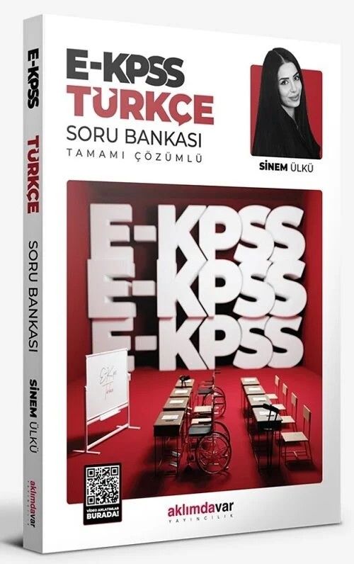 Aklımdavar EKPSS Türkçe Soru Bankası Çözümlü - Sinem Ülkü Aklımdavar Yayıncılık